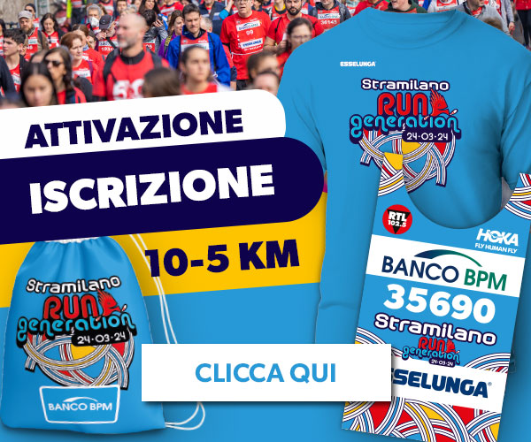 I Punti Ufficiali Di Iscrizione Sono Aperti Stramilano   BANNER Attivazione Iscrizione 